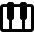 icon de telcas de piano
